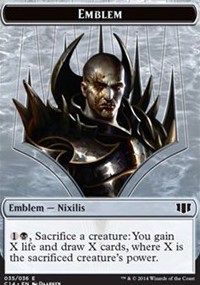 (image for) Emblem - Ob Nixilis of the Black Oath // Zombie Token